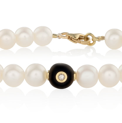 Pearl bracelet "Deep see"
